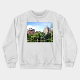 Boston MA - View From Boston Public Garden Crewneck Sweatshirt